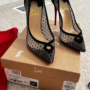 Christian Louboutin Neoalto 85 Dentelle Resille